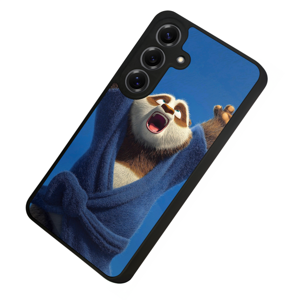 Samsung Galaxy S25 Uyumlu Kung Fu Panda Tasarımlı Glossy Premium Kılıf
