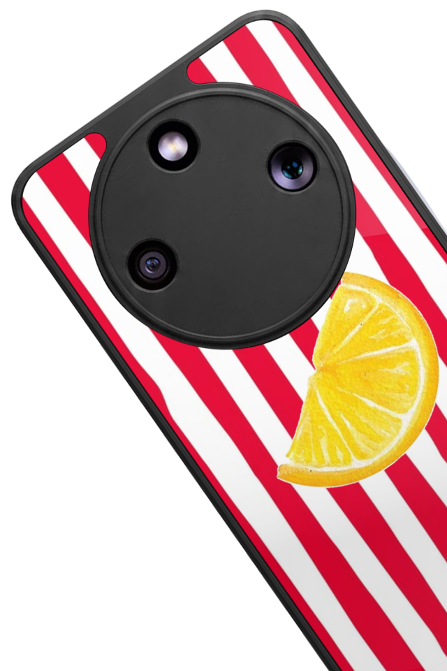 Honor Magic 8 Lite Uyumlu Limon Tasarımlı Glossy Premium Kılıf