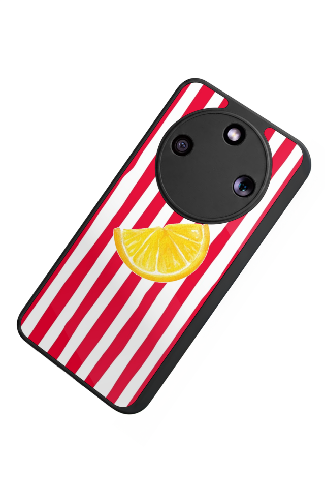 Honor Magic 8 Lite Uyumlu Limon Tasarımlı Glossy Premium Kılıf