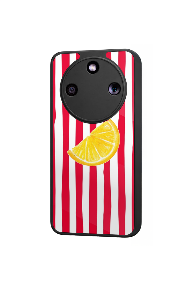 Honor Magic 8 Lite Uyumlu Limon Tasarımlı Glossy Premium Kılıf