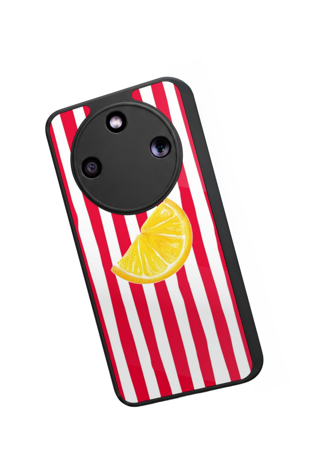 Honor Magic 8 Lite Uyumlu Limon Tasarımlı Glossy Premium Kılıf