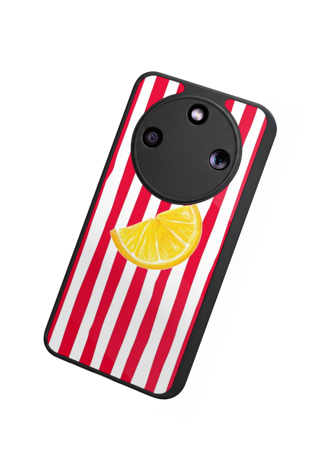 Honor Magic 8 Lite Uyumlu Limon Tasarımlı Glossy Premium Kılıf
