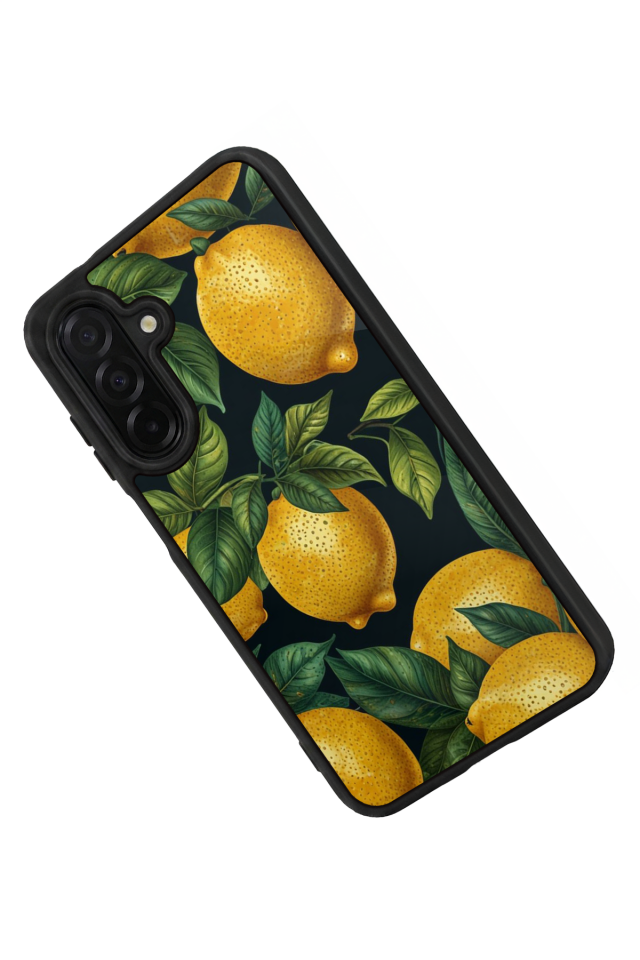 Samsung Galaxy A36 Uyumlu Limon Tasarımlı Glossy Premium Kılıf