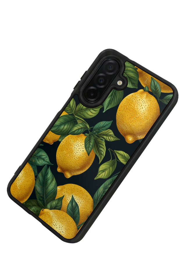 Samsung Galaxy A36 Uyumlu Limon Tasarımlı Glossy Premium Kılıf