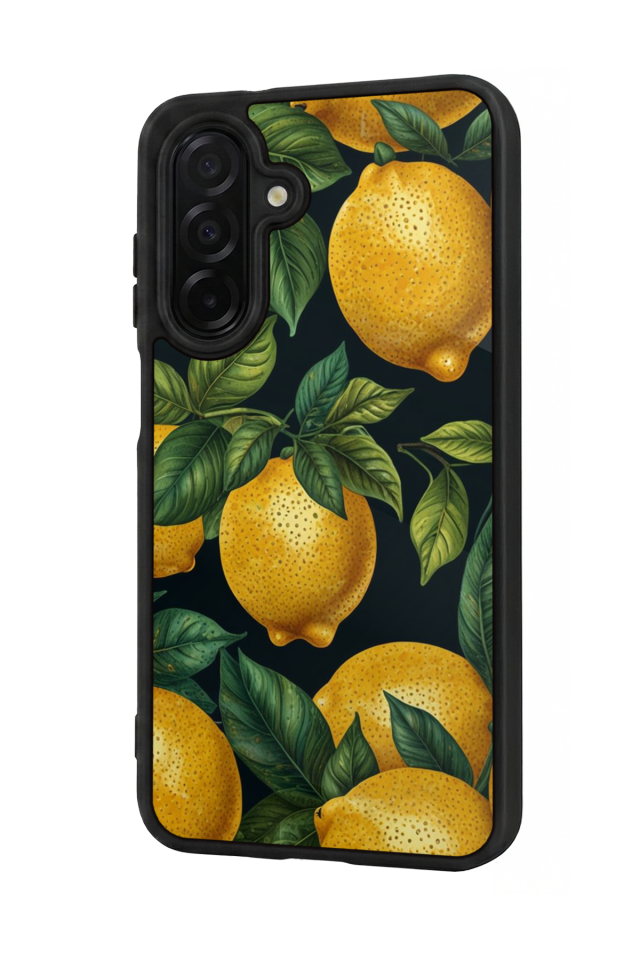 Samsung Galaxy A36 Uyumlu Limon Tasarımlı Glossy Premium Kılıf