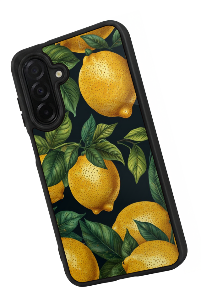 Samsung Galaxy A36 Uyumlu Limon Tasarımlı Glossy Premium Kılıf