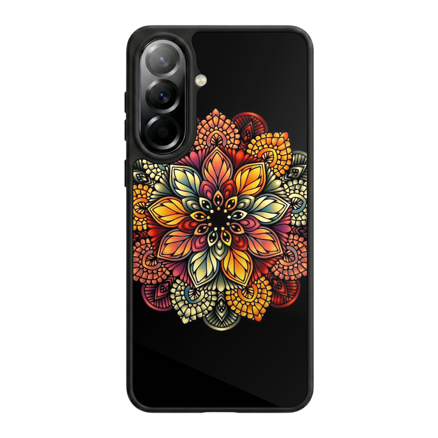 Samsung Galaxy A37 Uyumlu Mandala Tasarımlı Glossy Premium Kılıf
