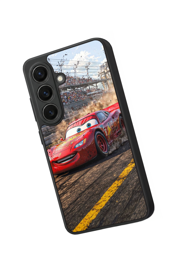 Samsung Galaxy S26 Uyumlu Şimsek McQueen Tasarımlı Glossy Premium Kılıf