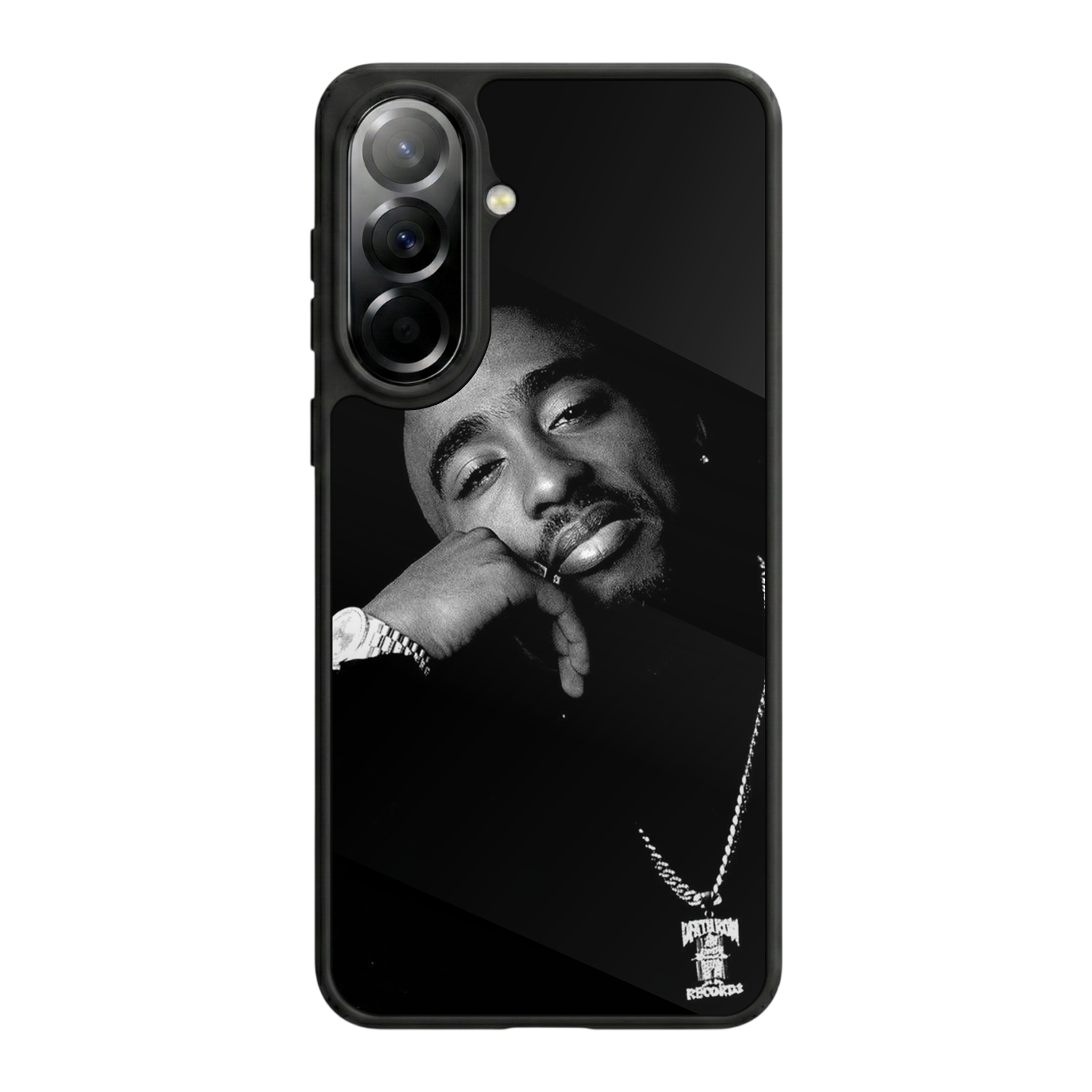 Samsung Galaxy A57 Uyumlu Tupac Tasarımlı Glossy Premium Kılıf