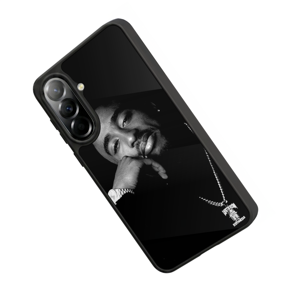 Samsung Galaxy A57 Uyumlu Tupac Tasarımlı Glossy Premium Kılıf