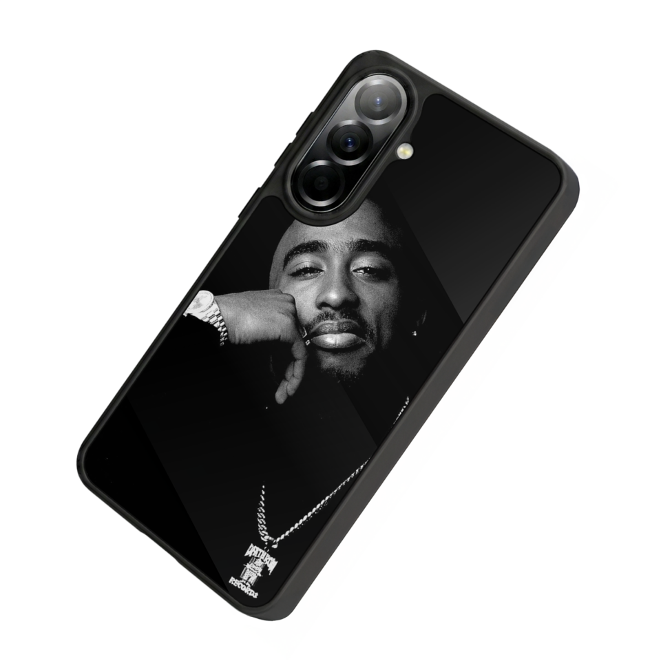 Samsung Galaxy A57 Uyumlu Tupac Tasarımlı Glossy Premium Kılıf