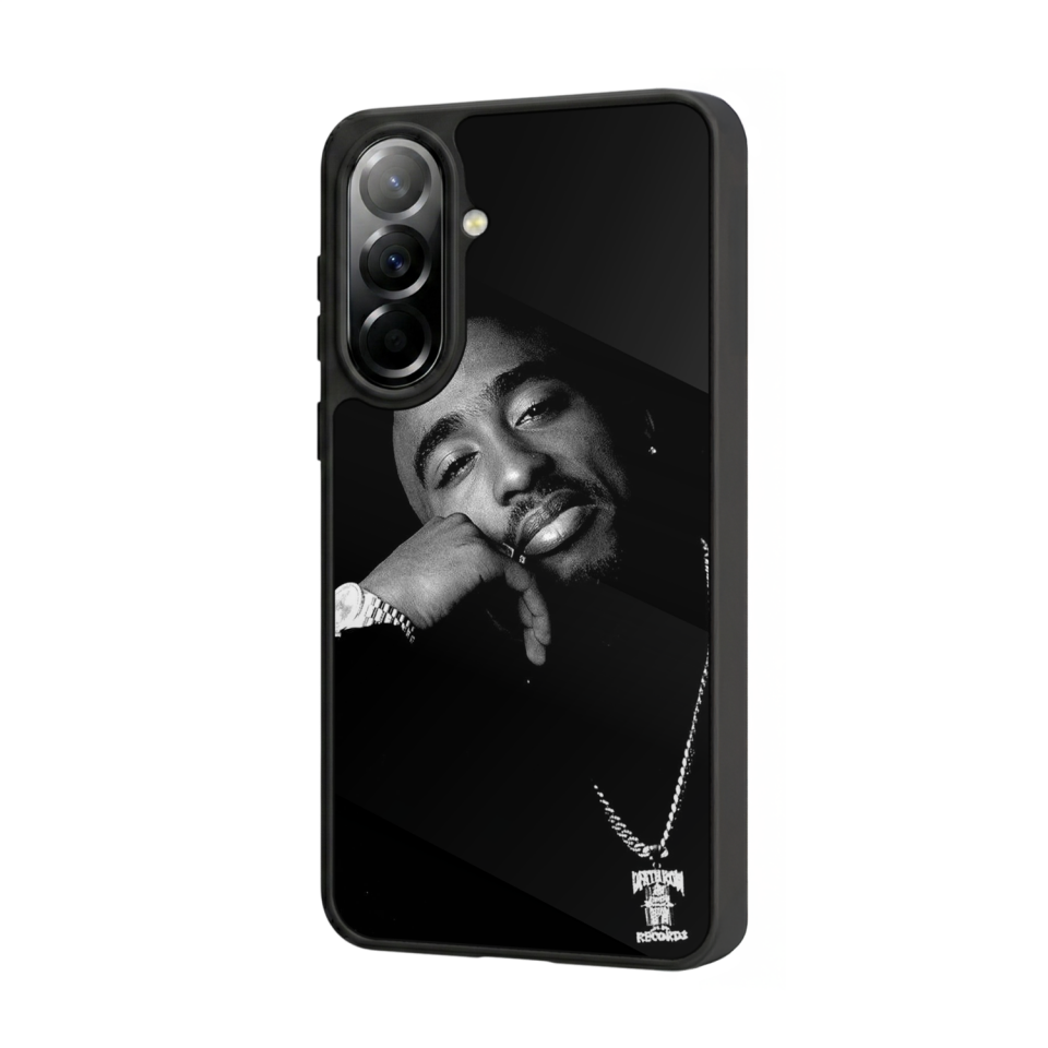 Samsung Galaxy A57 Uyumlu Tupac Tasarımlı Glossy Premium Kılıf