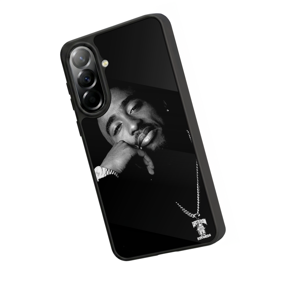 Samsung Galaxy A57 Uyumlu Tupac Tasarımlı Glossy Premium Kılıf