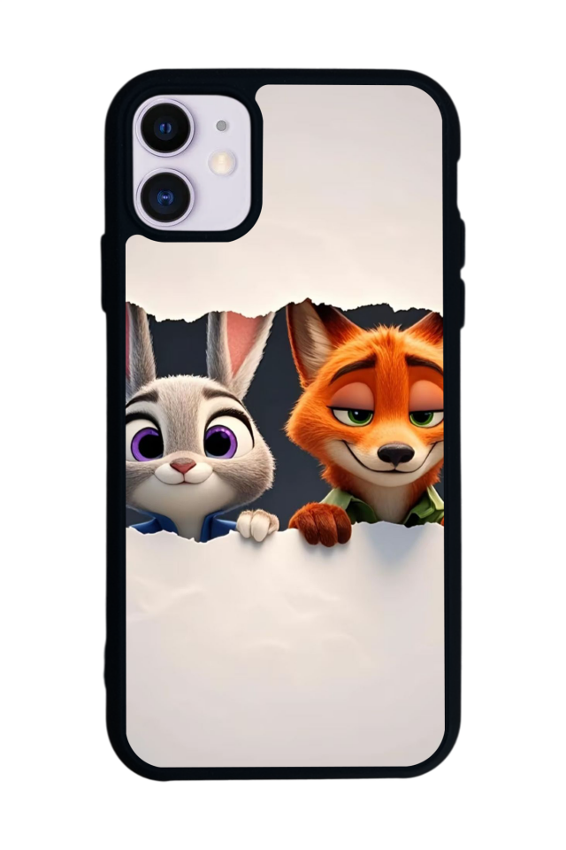 iPhone 11 Uyumlu Zootropolis Tasarımlı Glossy Premium Kılıf