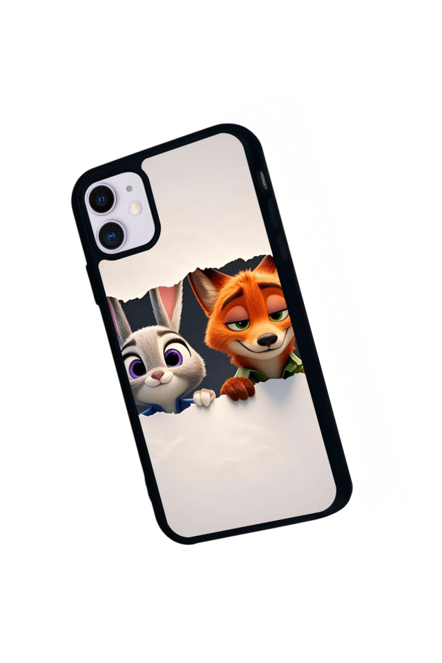 iPhone 11 Uyumlu Zootropolis Tasarımlı Glossy Premium Kılıf