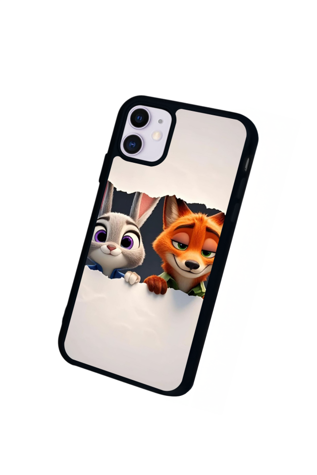 iPhone 11 Uyumlu Zootropolis Tasarımlı Glossy Premium Kılıf