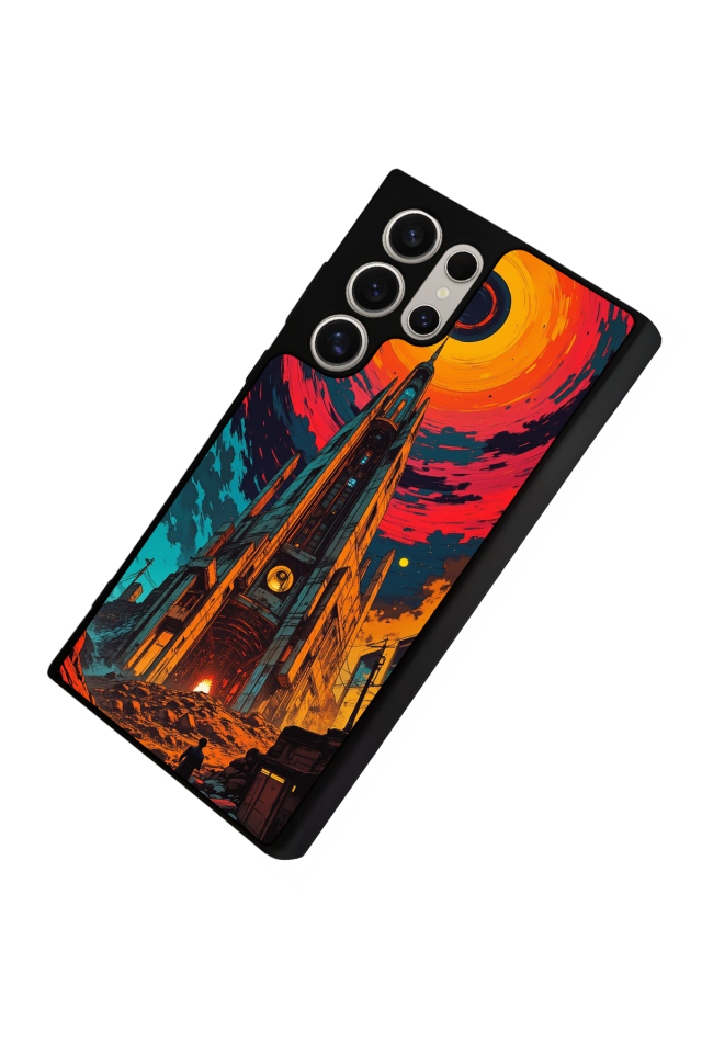 Samsung Galaxy S23 Ultra Uyumlu Abstract Tasarımlı Glossy Premium Kılıf