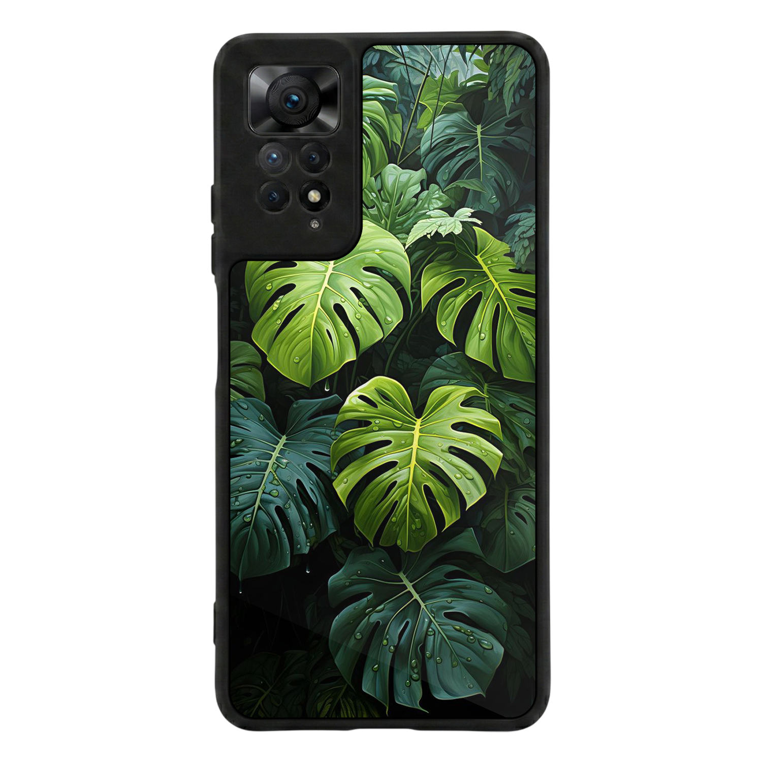 Xiaomi Redmi Note 11 Pro Uyumlu Botanik Tasarımlı Glossy Premium Kılıf