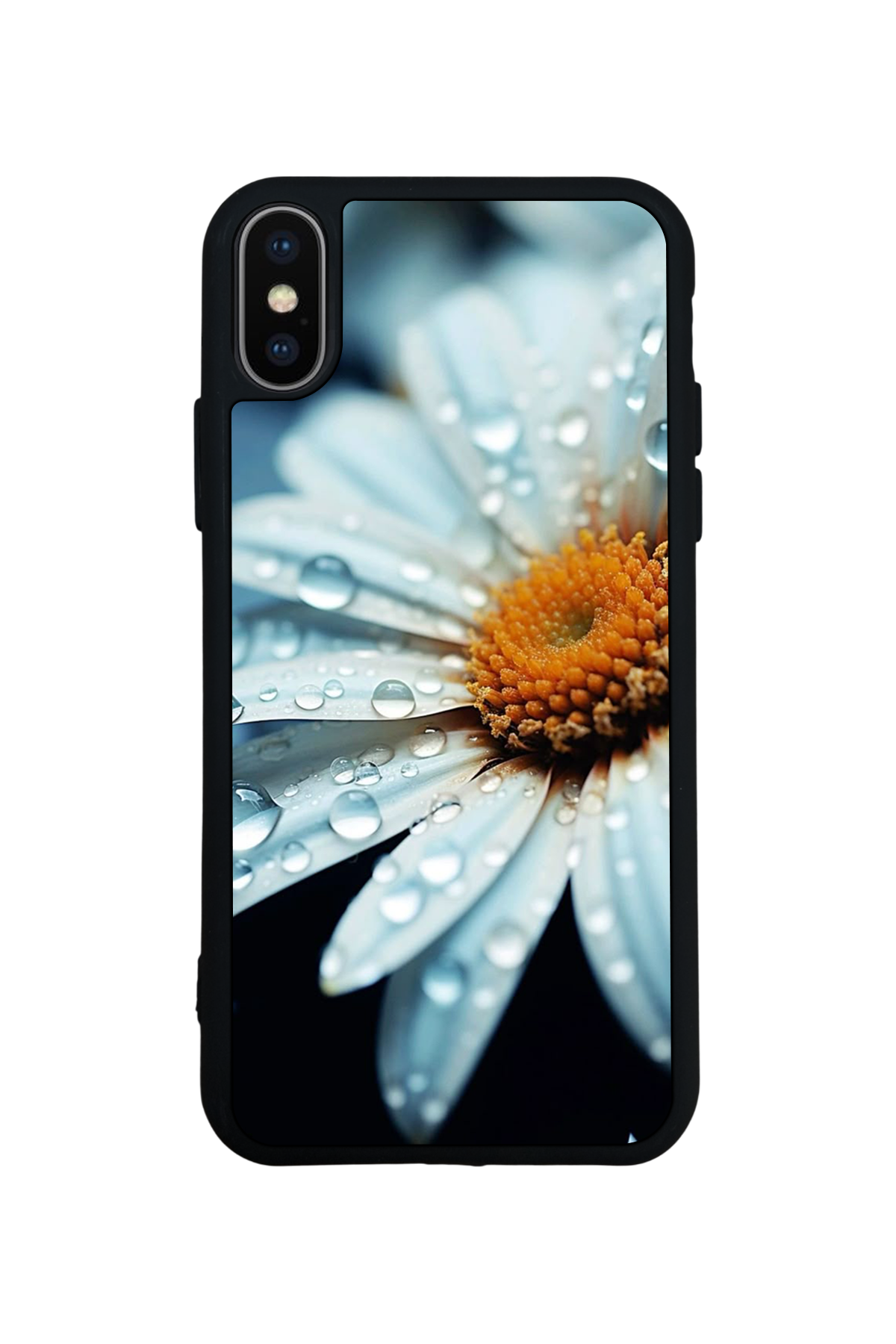 iPhone XS Max Uyumlu Cicek Tasarımlı Glossy Premium Kılıf