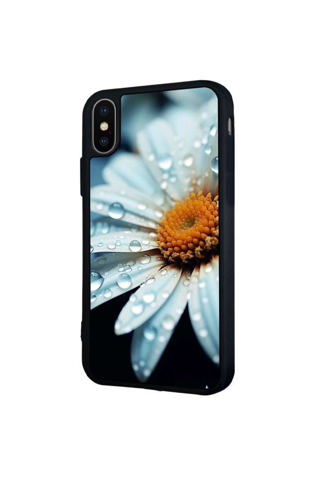 iPhone XS Max Uyumlu Cicek Tasarımlı Glossy Premium Kılıf