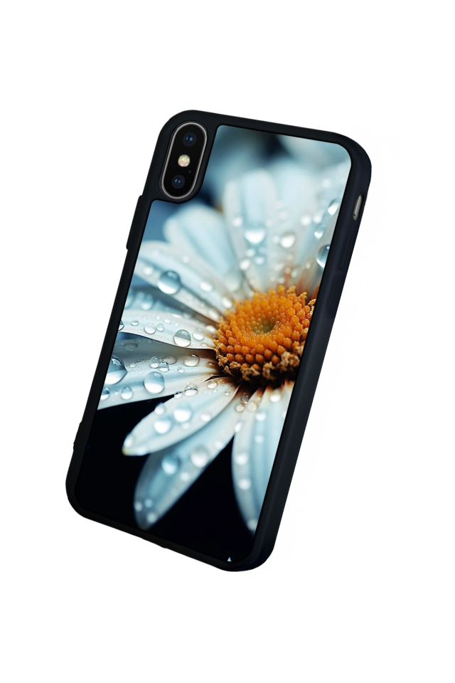 iPhone XS Max Uyumlu Cicek Tasarımlı Glossy Premium Kılıf