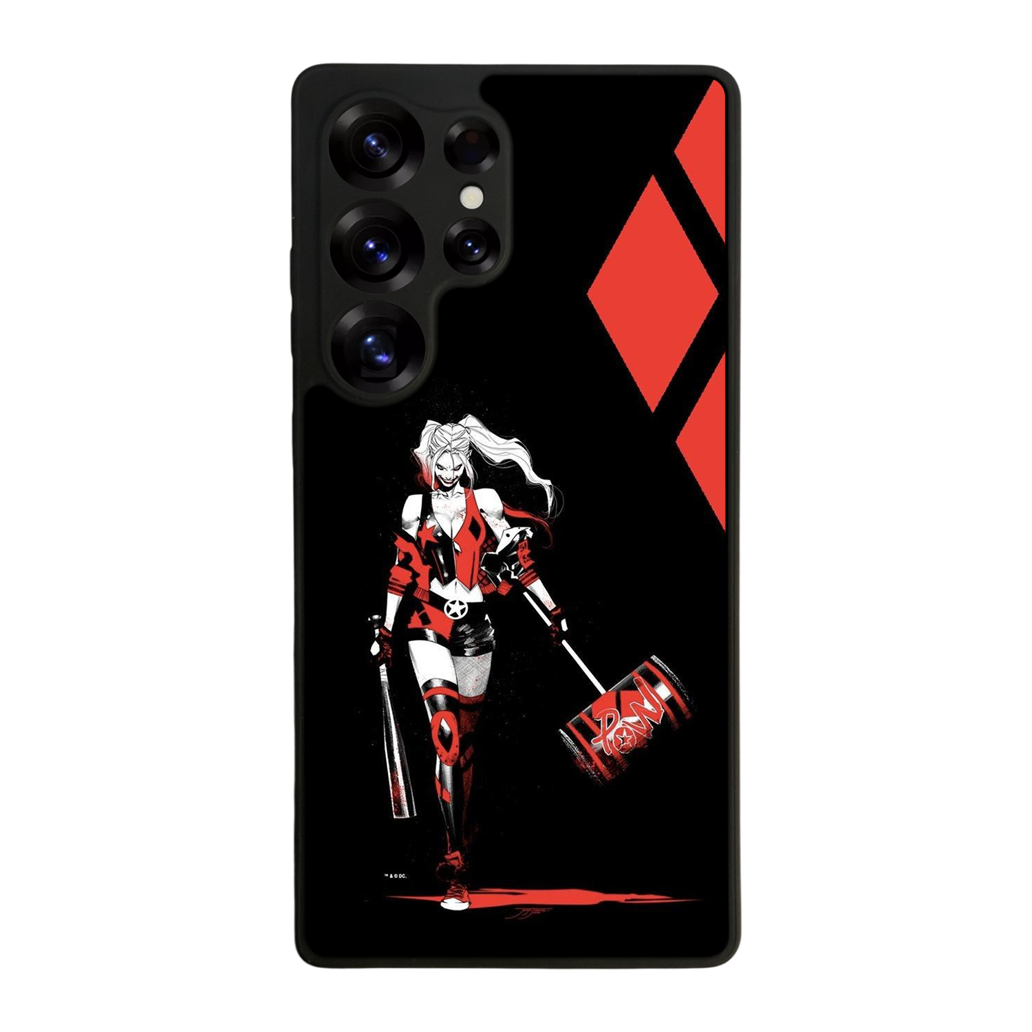 Samsung Galaxy S25 Ultra Uyumlu HarleyQueen Tasarımlı Glossy Premium Kılıf