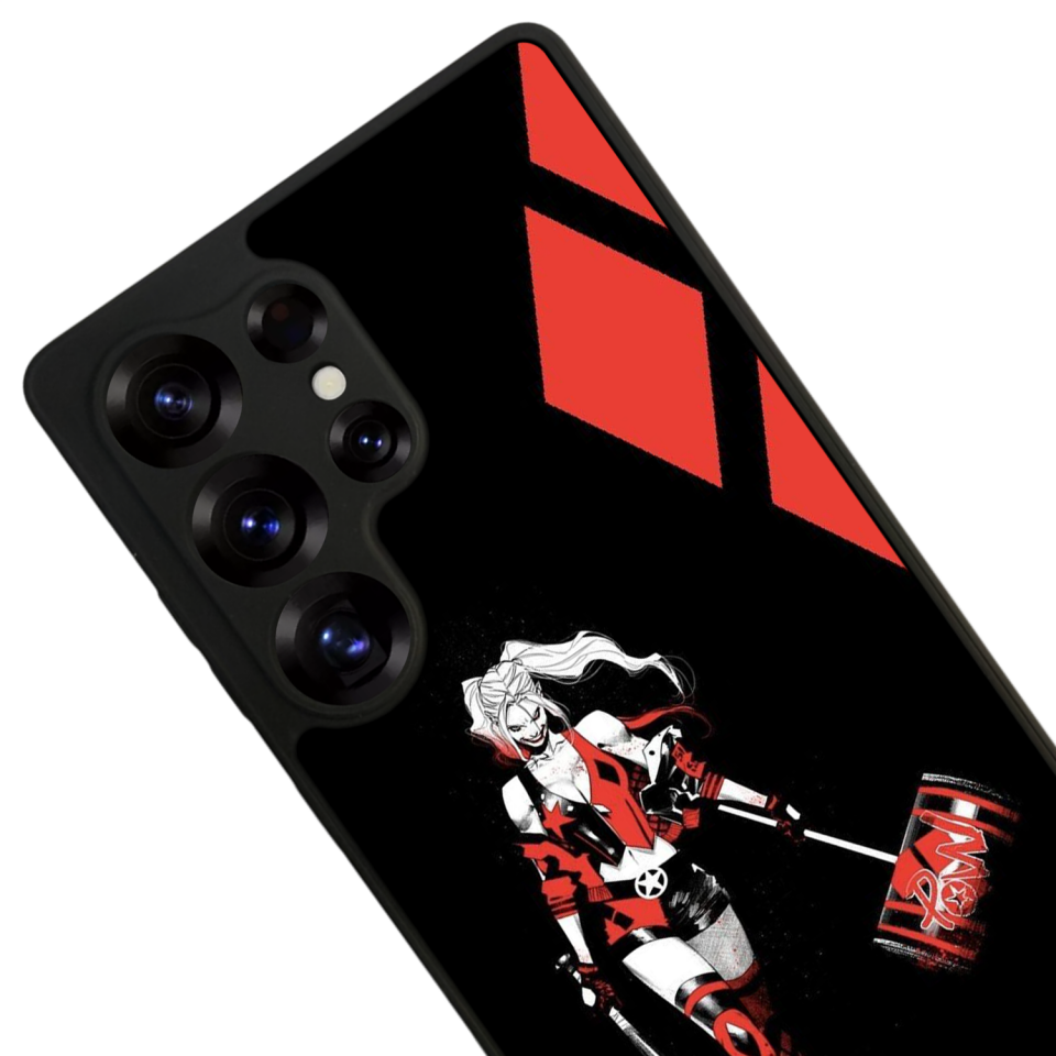 Samsung Galaxy S25 Ultra Uyumlu HarleyQueen Tasarımlı Glossy Premium Kılıf