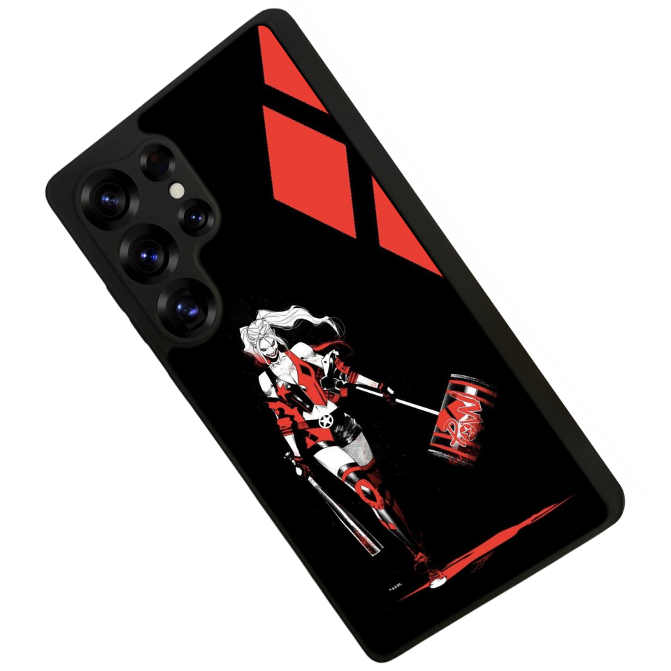 Samsung Galaxy S25 Ultra Uyumlu HarleyQueen Tasarımlı Glossy Premium Kılıf