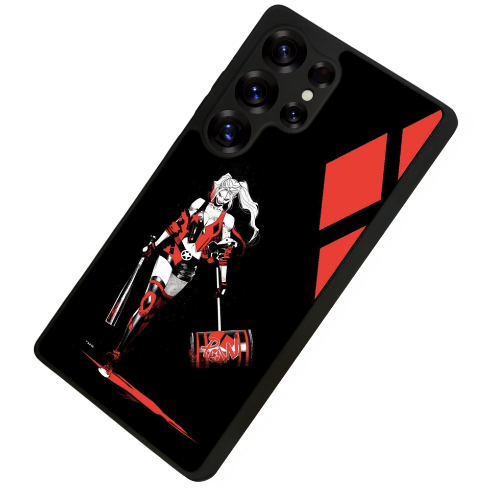 Samsung Galaxy S25 Ultra Uyumlu HarleyQueen Tasarımlı Glossy Premium Kılıf
