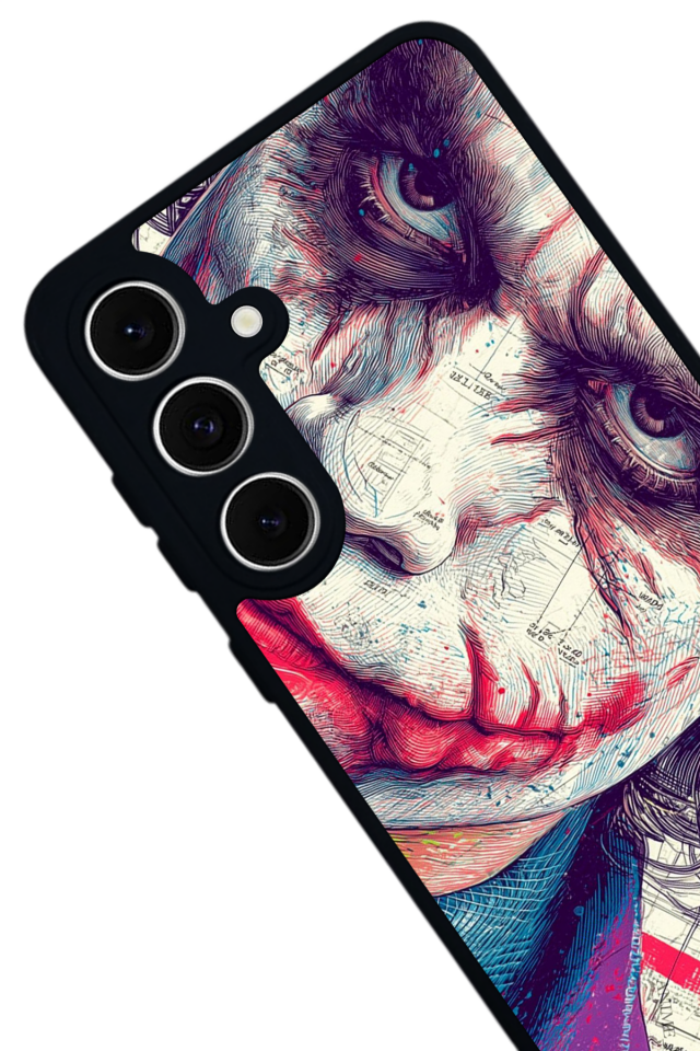 Samsung Galaxy S24 FE Uyumlu Joker Tasarımlı Glossy Premium Kılıf