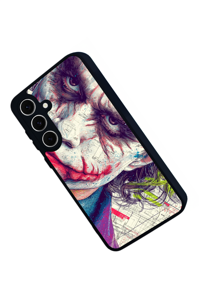 Samsung Galaxy S24 FE Uyumlu Joker Tasarımlı Glossy Premium Kılıf