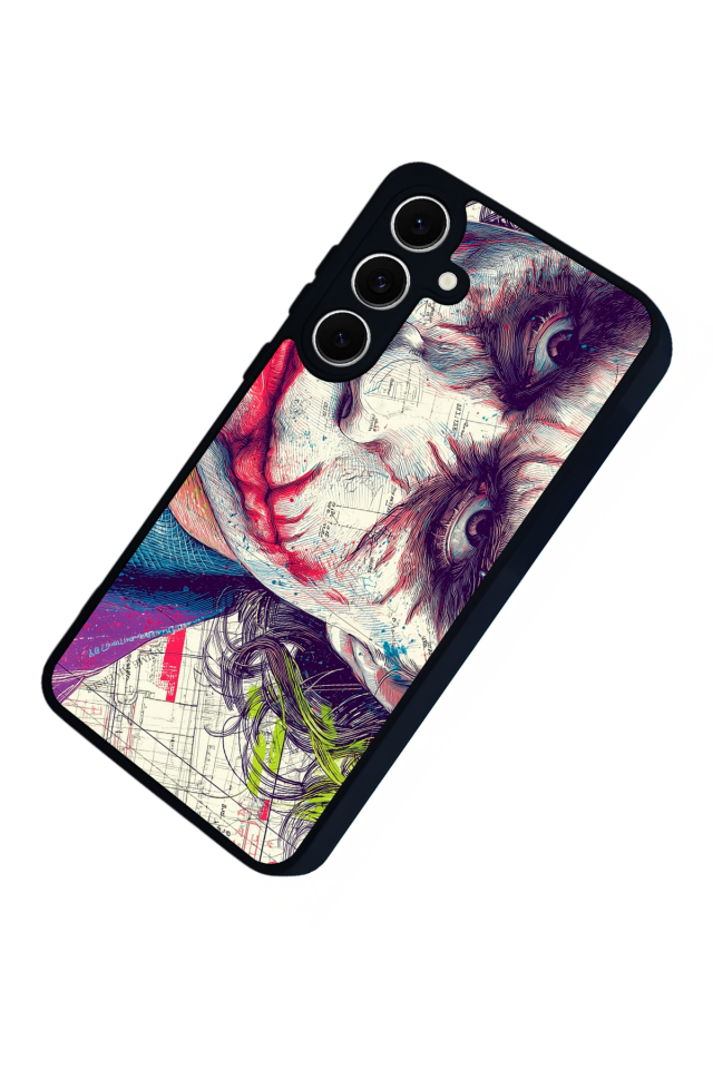 Samsung Galaxy S24 FE Uyumlu Joker Tasarımlı Glossy Premium Kılıf