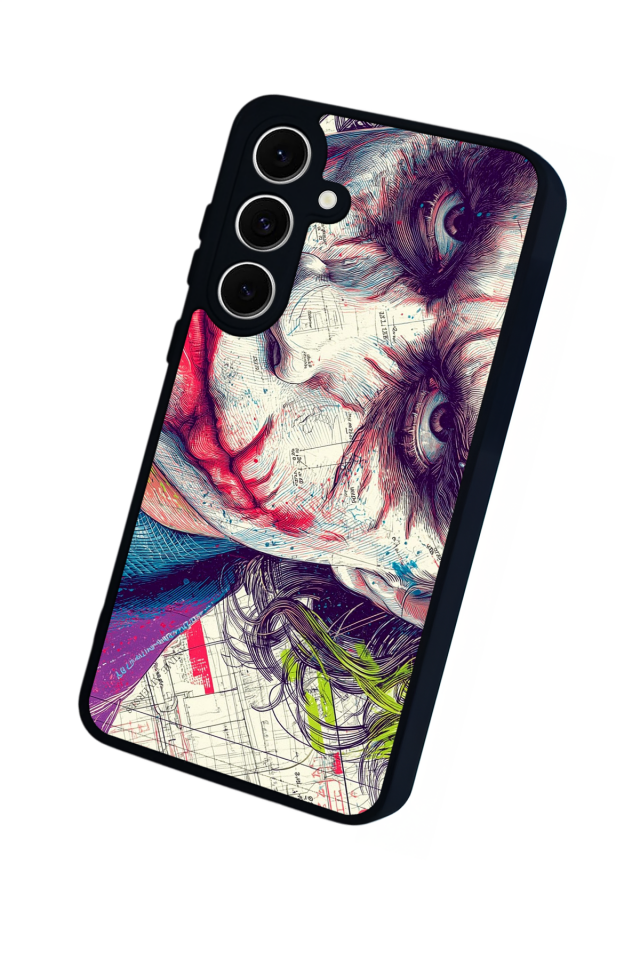 Samsung Galaxy S24 FE Uyumlu Joker Tasarımlı Glossy Premium Kılıf