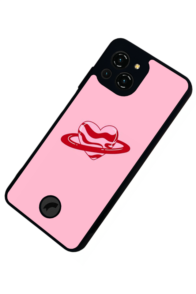 Reeder S23 Pro Max Uyumlu Kalp Love Tasarımlı Glossy Premium Kılıf