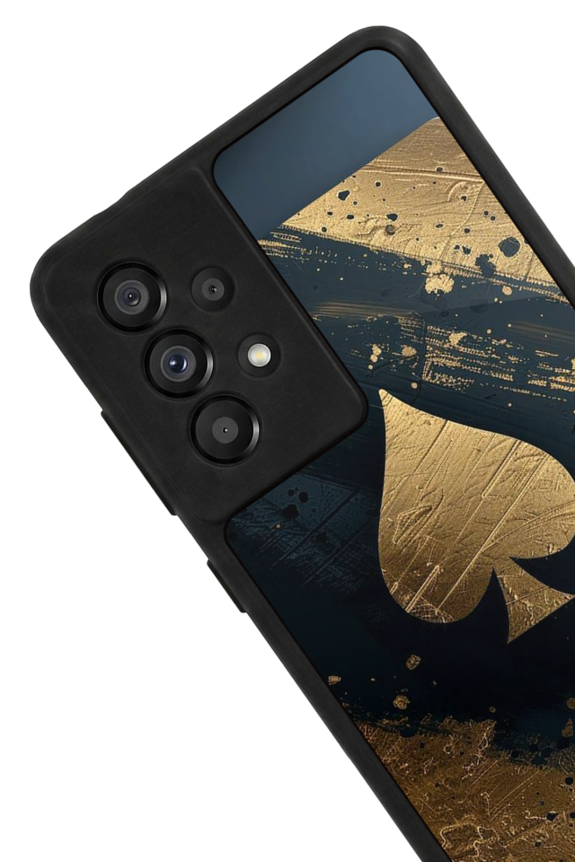 Samsung Galaxy A73 Uyumlu Kart Tasarımlı Glossy Premium Kılıf