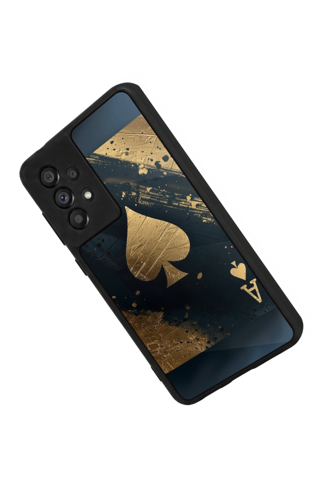 Samsung Galaxy A73 Uyumlu Kart Tasarımlı Glossy Premium Kılıf