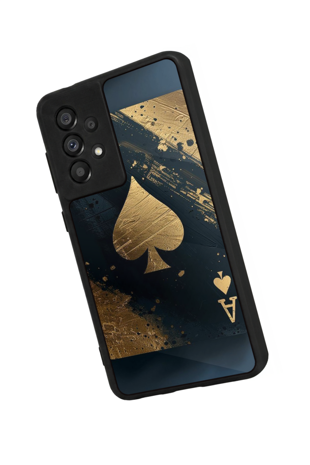Samsung Galaxy A73 Uyumlu Kart Tasarımlı Glossy Premium Kılıf