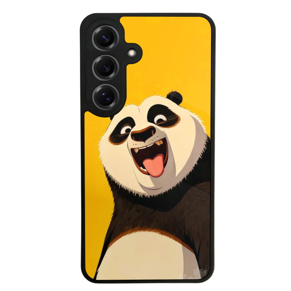 Samsung Galaxy S25 Uyumlu Kung Fu Panda Tasarımlı Glossy Premium Kılıf