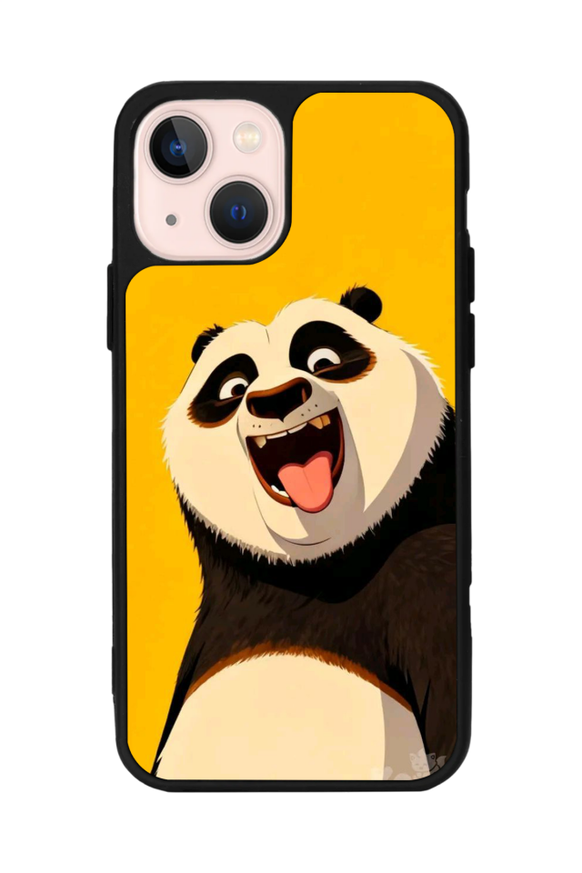 iPhone 13/14 Uyumlu Kung Fu Panda Tasarımlı Glossy Premium Kılıf