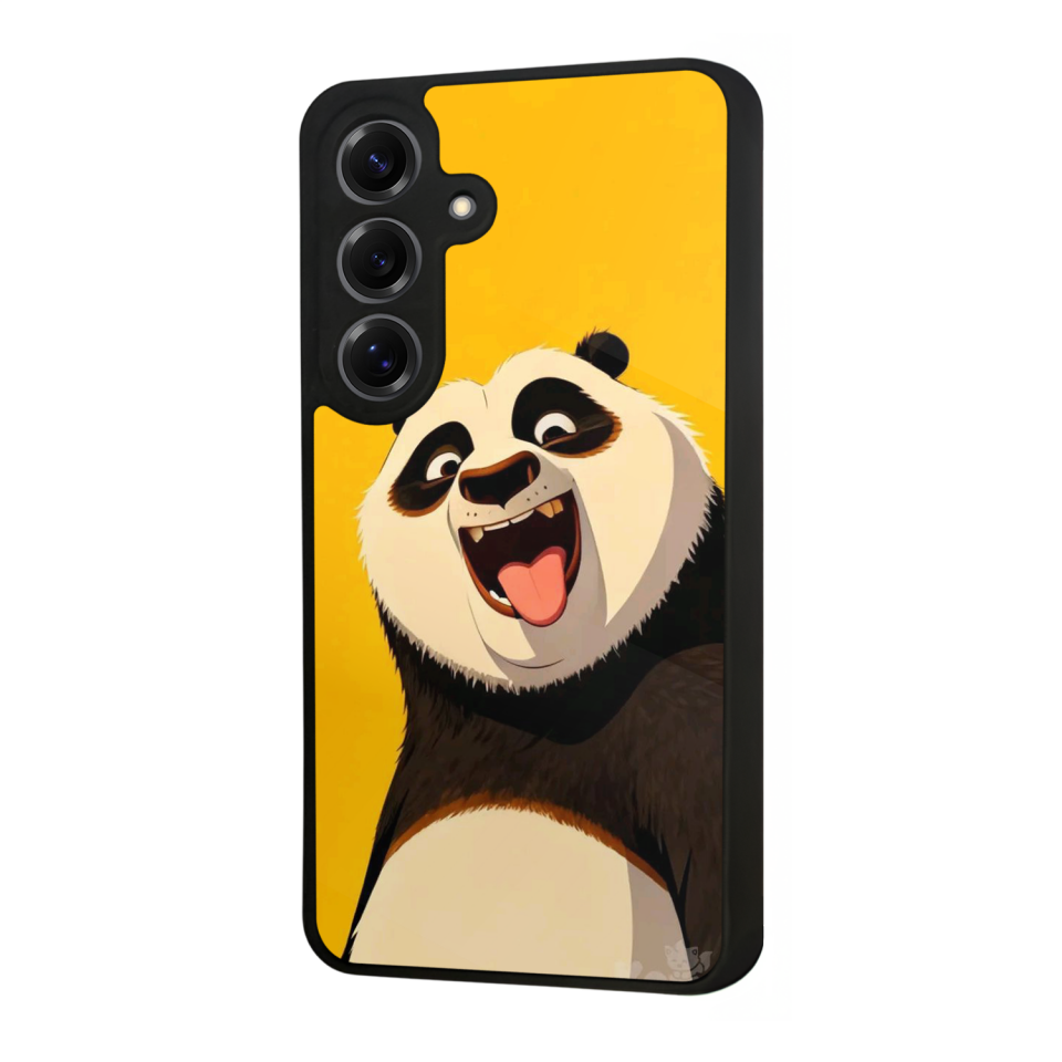 Samsung Galaxy S25 Uyumlu Kung Fu Panda Tasarımlı Glossy Premium Kılıf