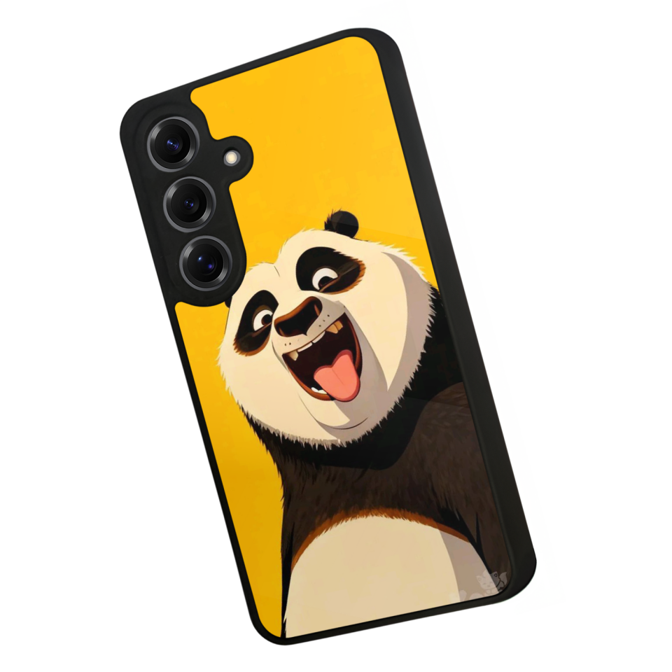 Samsung Galaxy S25 Uyumlu Kung Fu Panda Tasarımlı Glossy Premium Kılıf