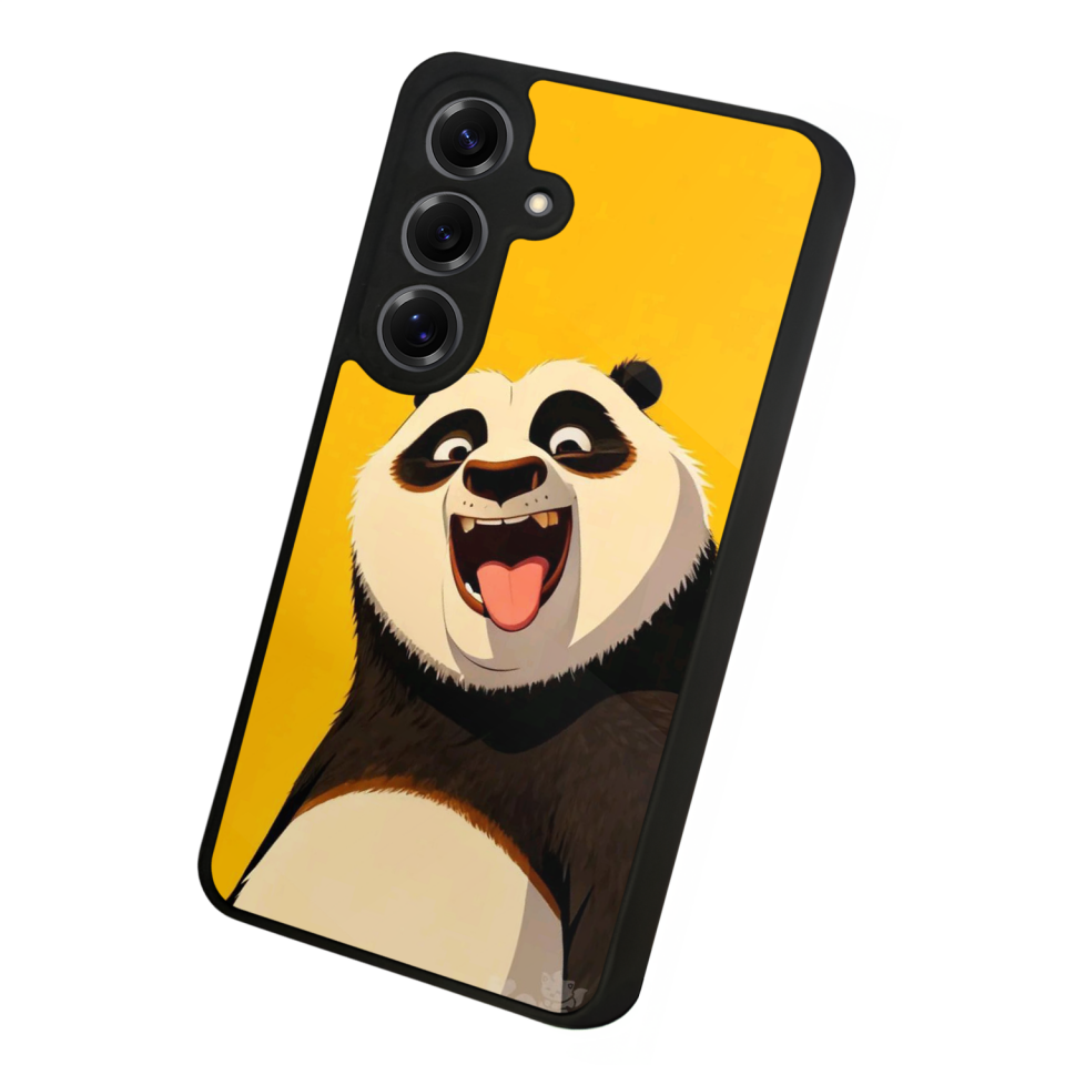 Samsung Galaxy S25 Uyumlu Kung Fu Panda Tasarımlı Glossy Premium Kılıf