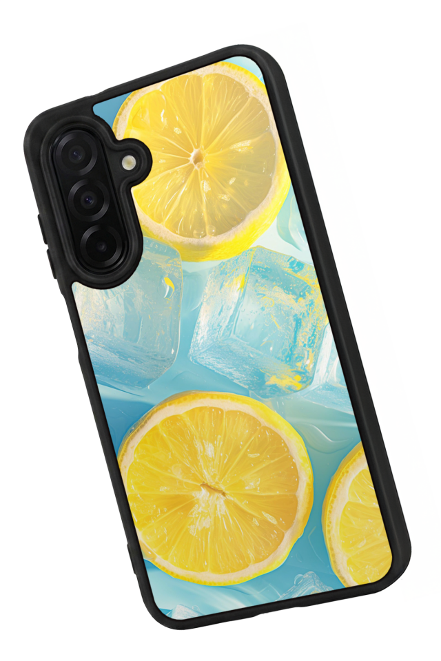 Samsung Galaxy A36 Uyumlu Limon Tasarımlı Glossy Premium Kılıf