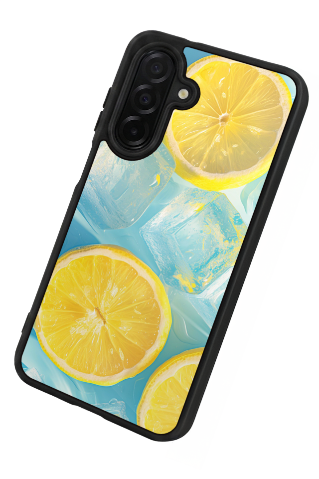 Samsung Galaxy A36 Uyumlu Limon Tasarımlı Glossy Premium Kılıf