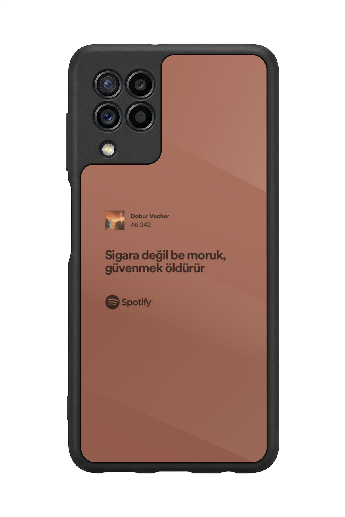 Samsung Galaxy M32 Uyumlu Sarki Sozleri Tasarımlı Glossy Premium Kılıf