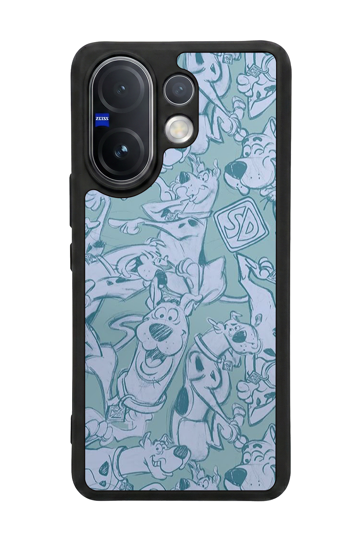 Vivo V60 Uyumlu Scooby Doo Tasarımlı Glossy Premium Kılıf
