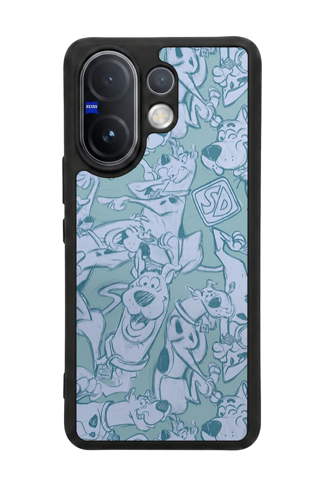 Vivo V60 Uyumlu Scooby Doo Tasarımlı Glossy Premium Kılıf