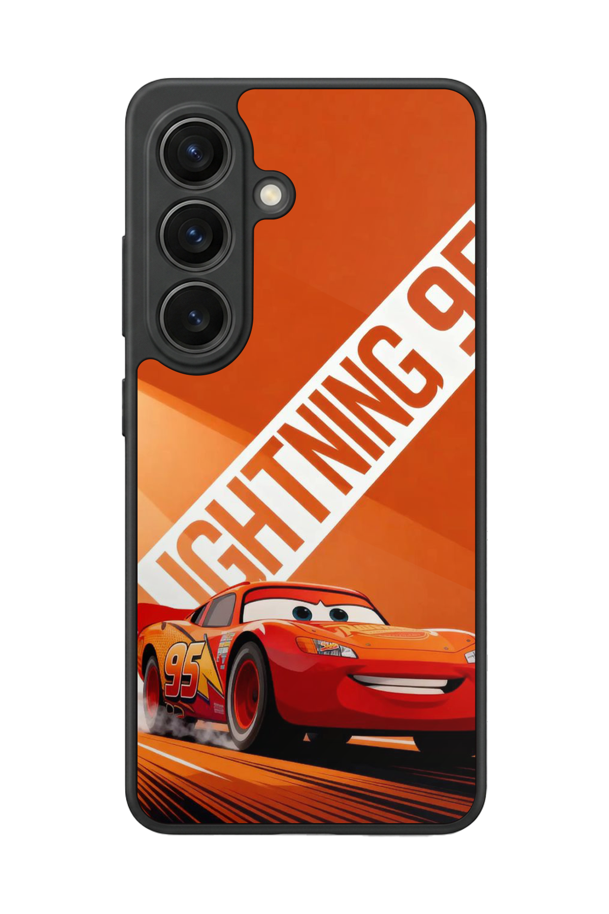 Samsung Galaxy S26 Uyumlu Şimsek McQueen Tasarımlı Glossy Premium Kılıf