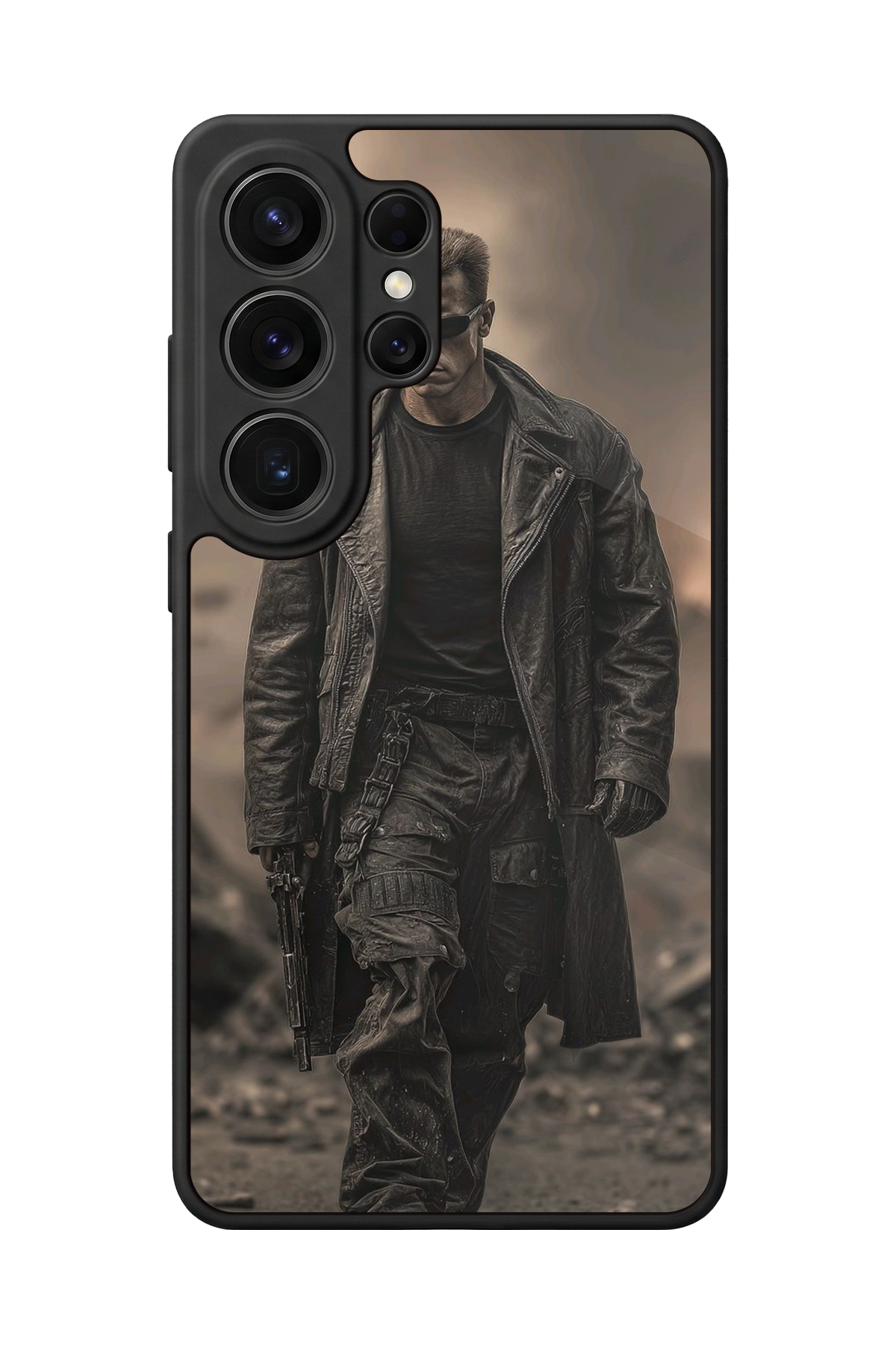 Samsung Galaxy S26 Ultra Uyumlu Terminator Tasarımlı Glossy Premium Kılıf