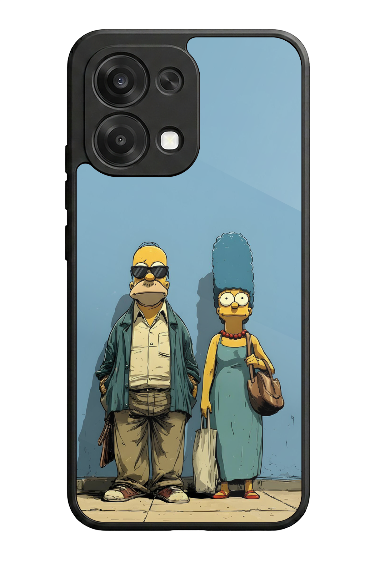 Oppo A6 Pro Uyumlu The Simpsons Tasarımlı Glossy Premium Kılıf
